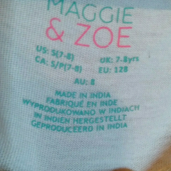 Maggie and Zoe Girls S(7-8) Off The Shoulder Top - Picture 8 of 9